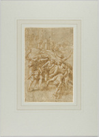 A 085c
<br/>
Kindermoord te Bethlehem
<br/>
<em>Raffaello Sanzio (1483-1520) - atelier van</em>